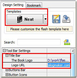 steps to add logo to flash catalog by pdf to flash catalog