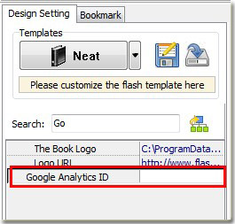 make flash catalog connect with Google Analytics