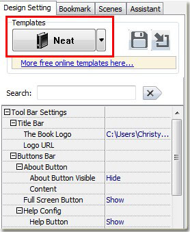 select template of catalog software to design flash catalog