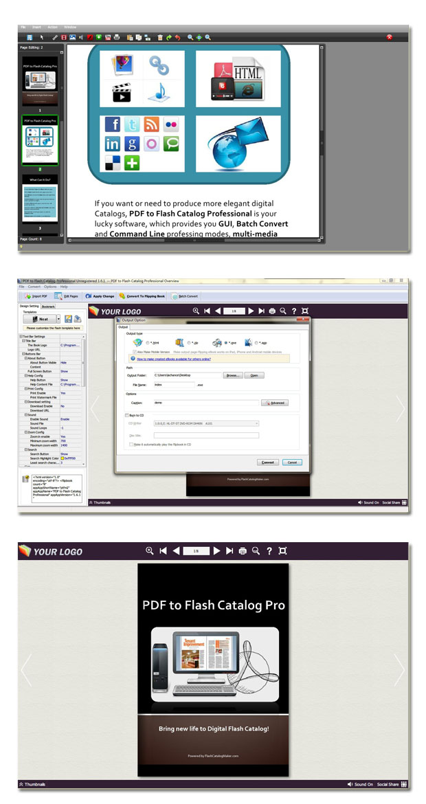 PDF to Flash Catalog Pro software